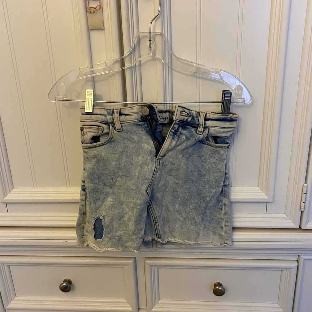 Vintage denim jean skirt